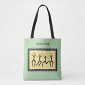 Waterverf Afrikaanse kunst, Geweldige partij Tote Bag (Voorkant)