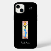 Waterverf, Afrikaanse kunst, Kokosolie Verkoper Case-Mate iPhone Case (Achterkant)