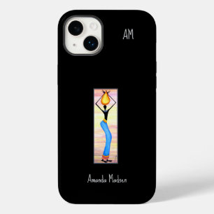 Waterverf, Afrikaanse kunst, Kokosolie Verkoper Case-Mate iPhone 14 Plus Hoesje