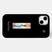 Waterverf, Afrikaanse kunst, Kokosolie Verkoper Case-Mate iPhone Case (Achterkant (horizontaal))