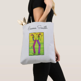Waterverf Afrikaanse kunst vreugde en geluk Tote Bag