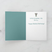 Waterverf Afrikaanse Natuur van olifanten Kaart (Binnen)