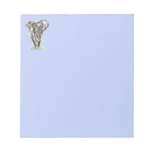 Waterverf Afrikaanse Natuur van olifanten Notitieblok