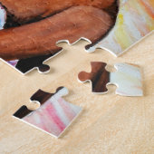 Waterverf - Afrikaanse prinses -  vrouw Legpuzzel (Zijkant)