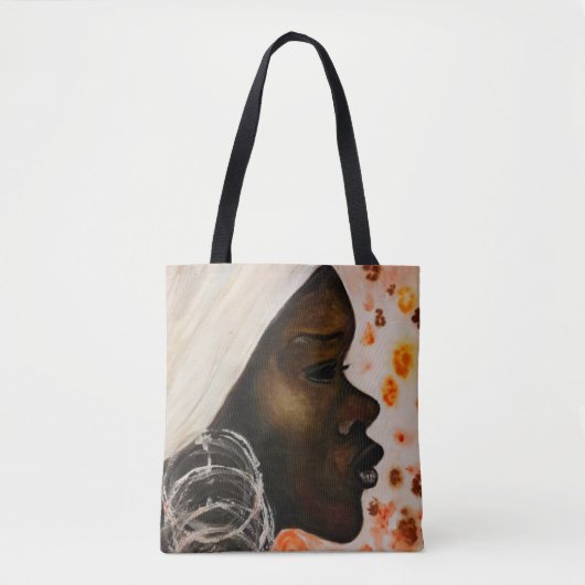 Waterverf - Afrikaanse schoonheid - Kunstmoderne s Tote Bag (Voorkant)