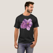 Waterverf Afrikaanse viooltjes T-shirt (Voorkant volledig)