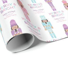 Waterverf Afro-Amerikaanse Pastel Notenkrakers Cadeaupapier