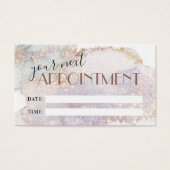 Waterverf-afspeelkaart voor Shimmer Visitekaartje (Voorkant)