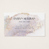 Waterverf-afspeelkaart voor Shimmer Visitekaartje (Achterkant)