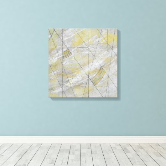 Waterverf afspelen canvas afdruk (Insitu (Houten vloer))