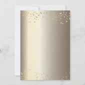 Waterverf Afstudeerder Pet gouden sterren champagn Kaart (Achterkant)