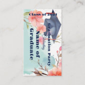 Waterverf Afstuderen Aankondiging (Voorkant)