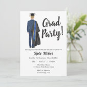 Waterverf Afstuderen - Binnenkomst en uitnodiging  (Staand voorkant)