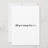 Waterverf Afstuderen Modern Trendy Girl Kaart (Achterkant)