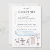 Waterverf Afstuderen Parijs Kaart (Voorkant)