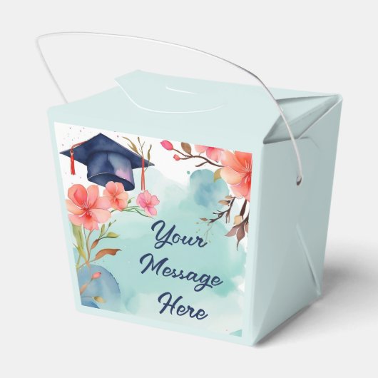 Waterverf Afstuderen viering Bedankdoosjes (Achterkant)