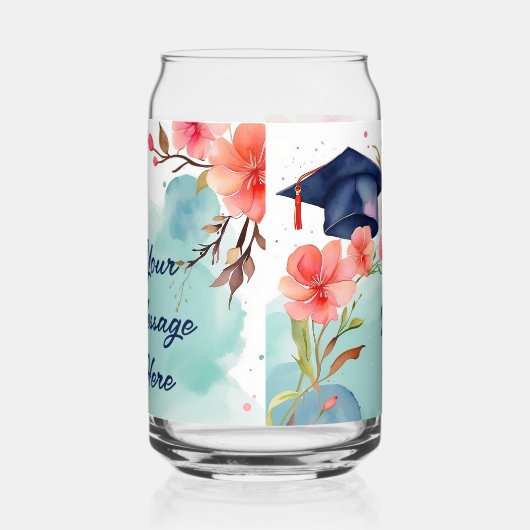 Waterverf Afstuderen viering Blikvorm Glas (Links)