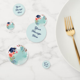 Waterverf Afstuderen viering Confetti