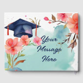 Waterverf Afstuderen viering Gastenboek (Achterkant)