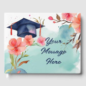 Waterverf Afstuderen viering Gastenboek (Voorkant)