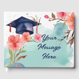 Waterverf Afstuderen viering Gastenboek