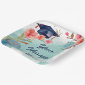 Waterverf Afstuderen viering Papieren Bordje (Gebogen)