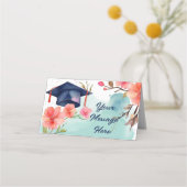 Waterverf Afstuderen viering Plaatskaartje (Achterkant)