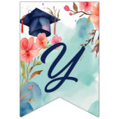 Waterverf Afstuderen viering Vlaggetjes (Eerste vlag)