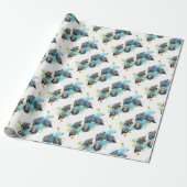 Waterverf Afstuivingskap Cadeaupapier (Uitgerold)