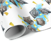 Waterverf Afstuivingskap Cadeaupapier (Rol Hoek)