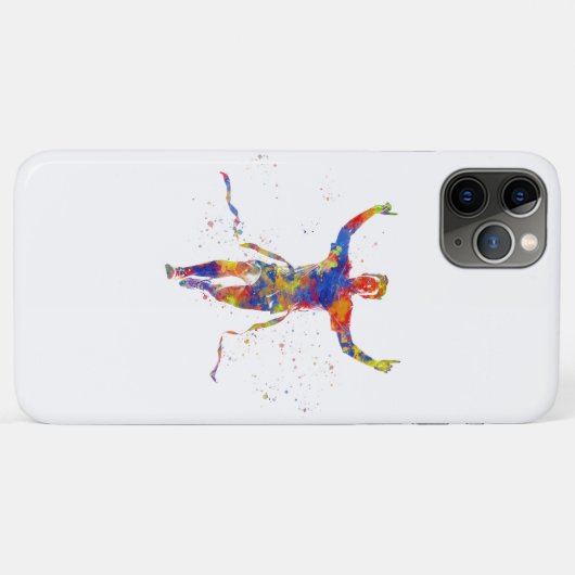 Waterverf afwerking lijnrunner Case-Mate iPhone case (Achterkant (horizontaal))