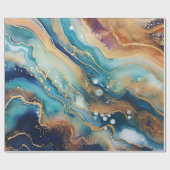 Waterverf agaat inpakpapier (Vlak)