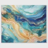 Waterverf agaat inpakpapier (Vlak)