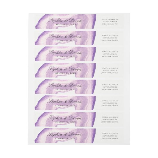 Waterverf Agaat | Lavendel | (Vel)