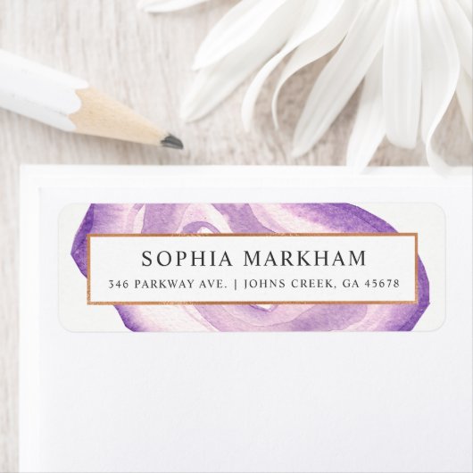 Waterverf Agaat | Lavendel | Etiket (Insitu)