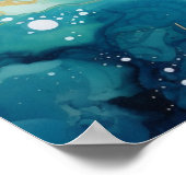 Waterverf Agaat Poster (Hoek)