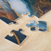 Waterverf Agaat Puzzel Legpuzzel (Zijkant)