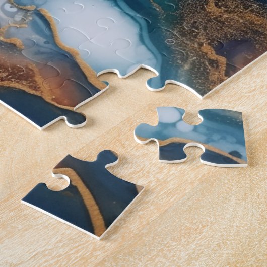 Waterverf Agaat Puzzel Legpuzzel (Zijkant)