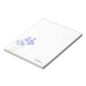 Waterverf Agapanthus Notitieblok (Linkerzijde)