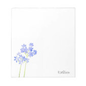 Waterverf Agapanthus Notitieblok (Voorkant)