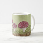 Waterverf Agaric-paddenstoelen Mok koffie (Voorkant rechts)