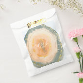 Waterverf Agate Koraal Geodes Trouwen Bedankzakje (Gezegeld)
