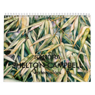 Waterverf agenda van Sandra Shelton Campbell Kalender
