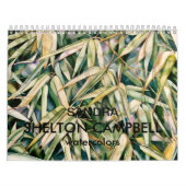 Waterverf agenda van Sandra Shelton Campbell Kalender (Hoes)