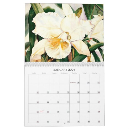 Waterverf agenda van Sandra Shelton Campbell Kalender (Jan 2026)