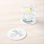 Waterverf Ahoy Het is een baby shower Kartonnen Onderzetters (Insitu)