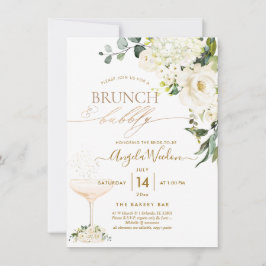 Waterverf Alabasterrozen Brunch Bruisend Kaart