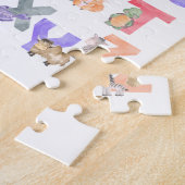 Waterverf Alfabet Animals Legpuzzel (Zijkant)