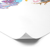 Waterverf Alfabet Animals Poster (Hoek)