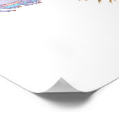 Waterverf Alfabet Animals Poster (Hoek)